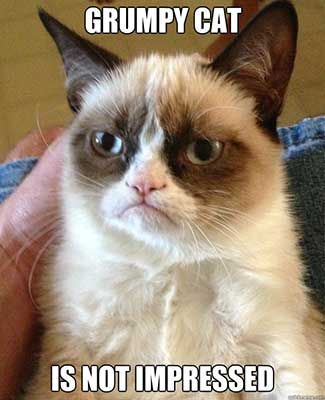 Not impressed